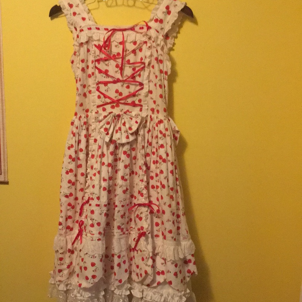 Cherry Lolita Tea Dress